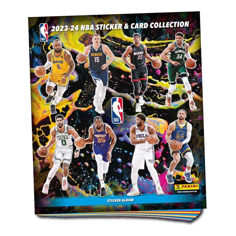 NBA Klistermärken & Handelskort Samling 2023-24 Album - Engelsk Version Panini
