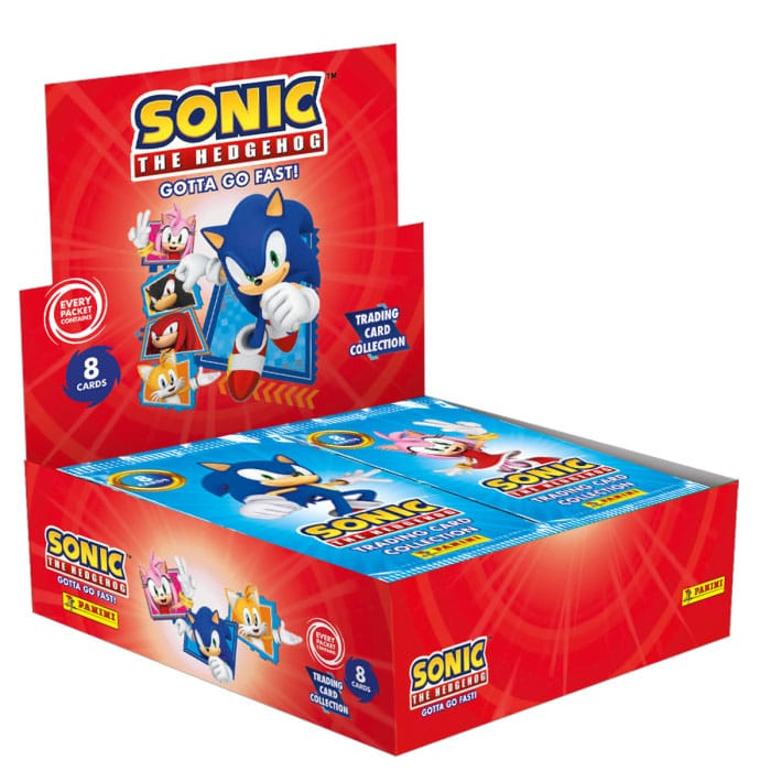 Sonic The Hedgehog - Gotta Go Fast! - Trading Cards Flow Packs Display (18) Panini