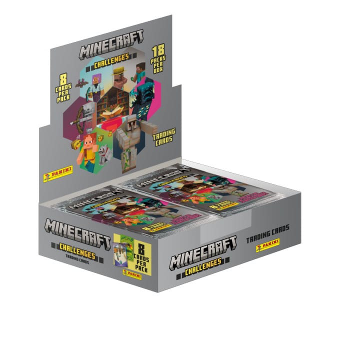 Minecraft - Utmaningar Trading Cards Flow Packs Display (18) Panini