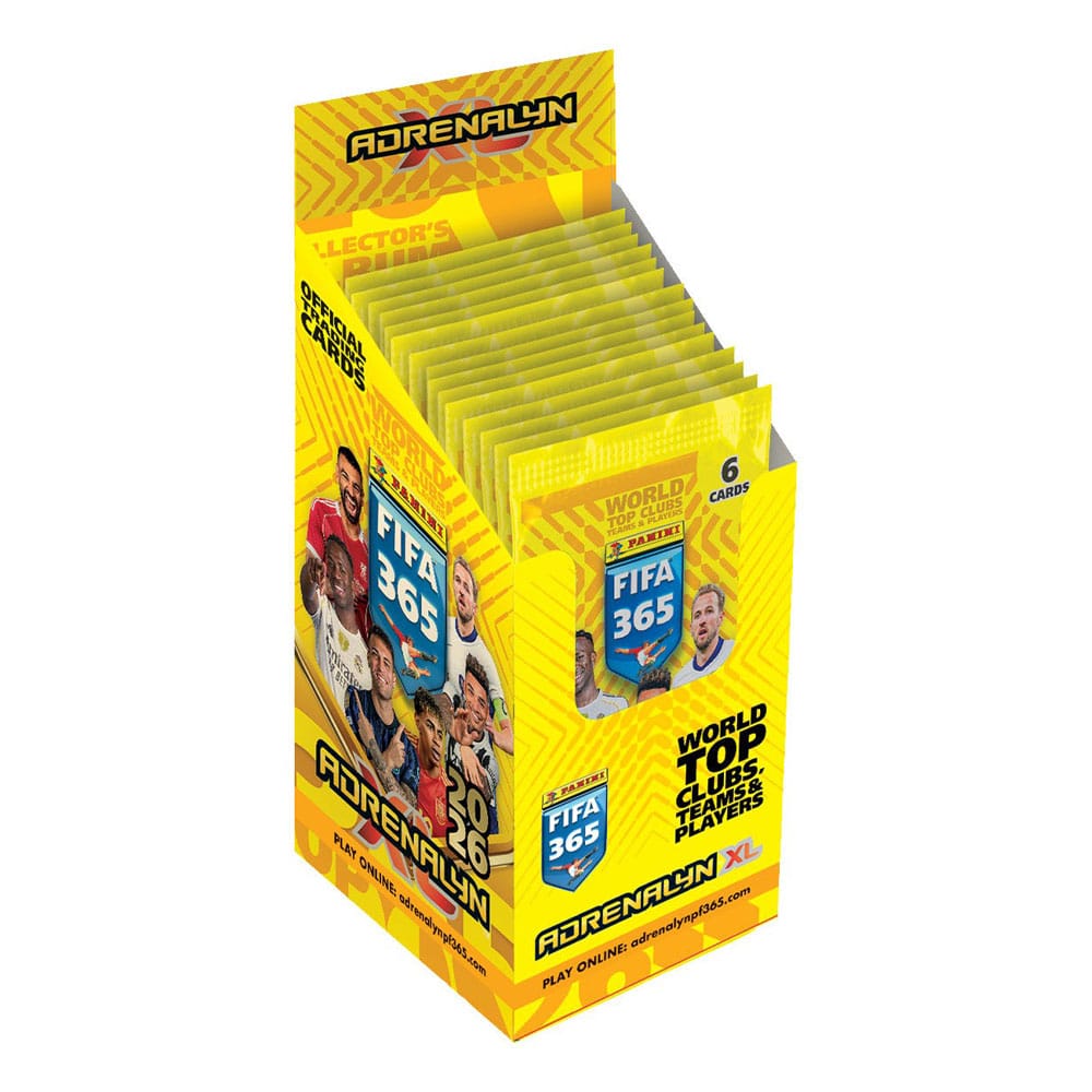 FIFA 365 Adrenalyn XL 2026 Trading Cards Flow Packs Display (24) Panini