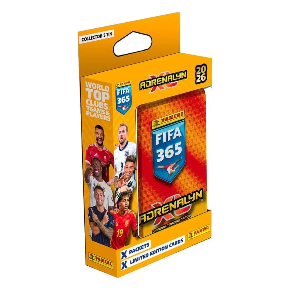 FIFA 365 Adrenalyn XL 2026 Trading Cards Pocket Tin Box (5) Panini