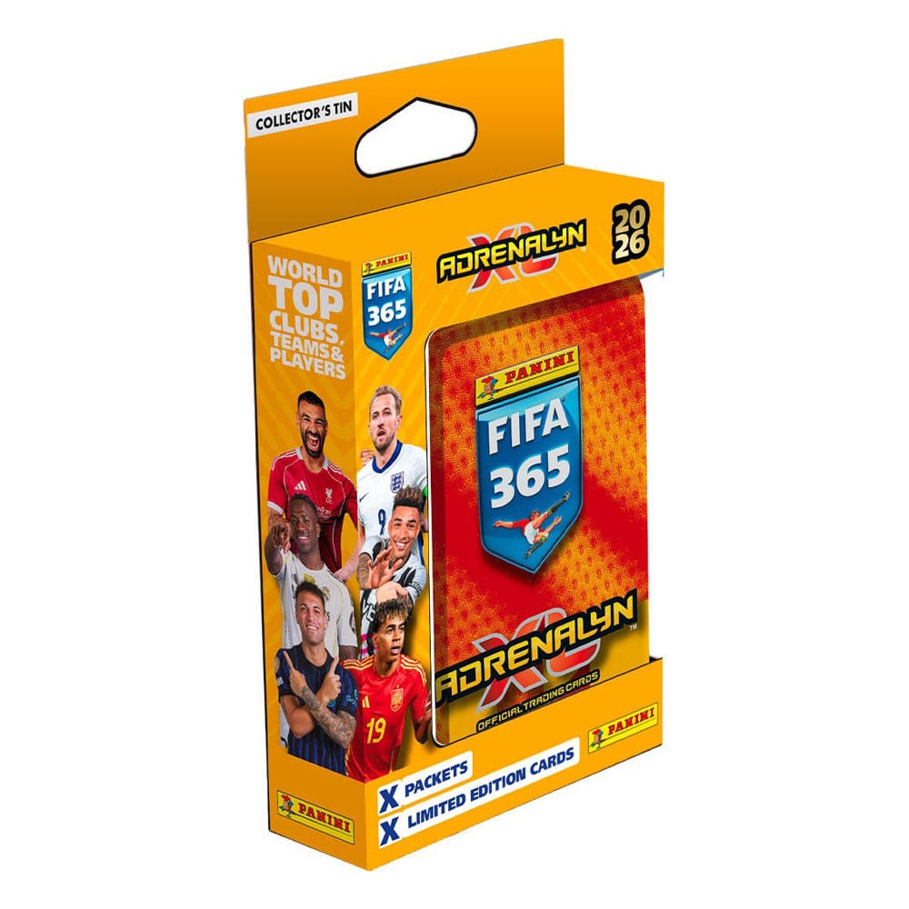 FIFA 365 Adrenalyn XL 2026 Trading Cards Pocket Tin Box (5) Panini