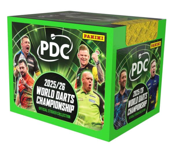 PDC World Darts Championship 2025/26 Klistermärkesbox (36) Panini
