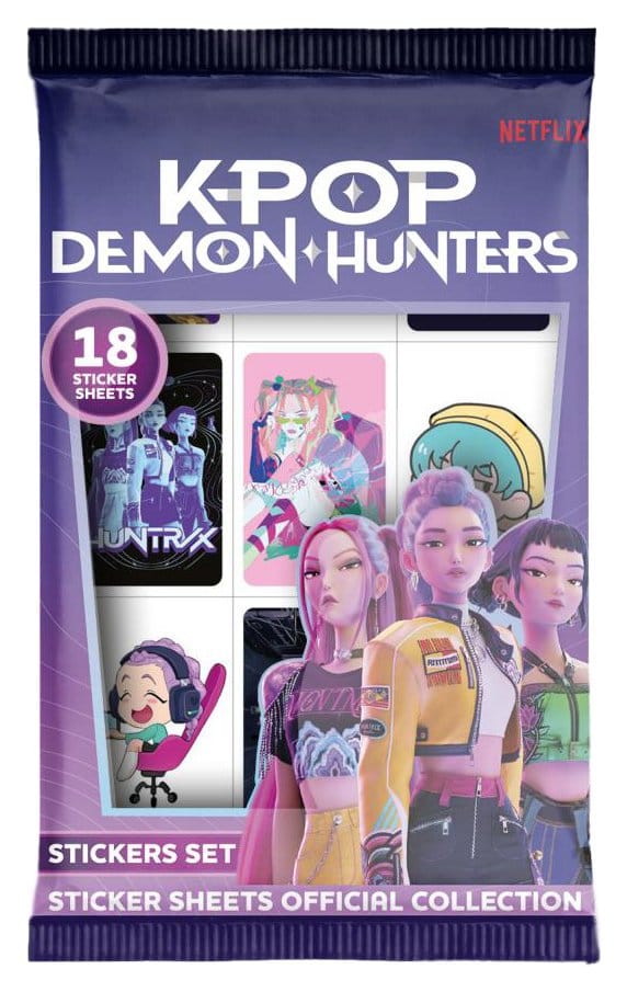 KPop Demon Hunters Sticker Sheets Display Box (18)
