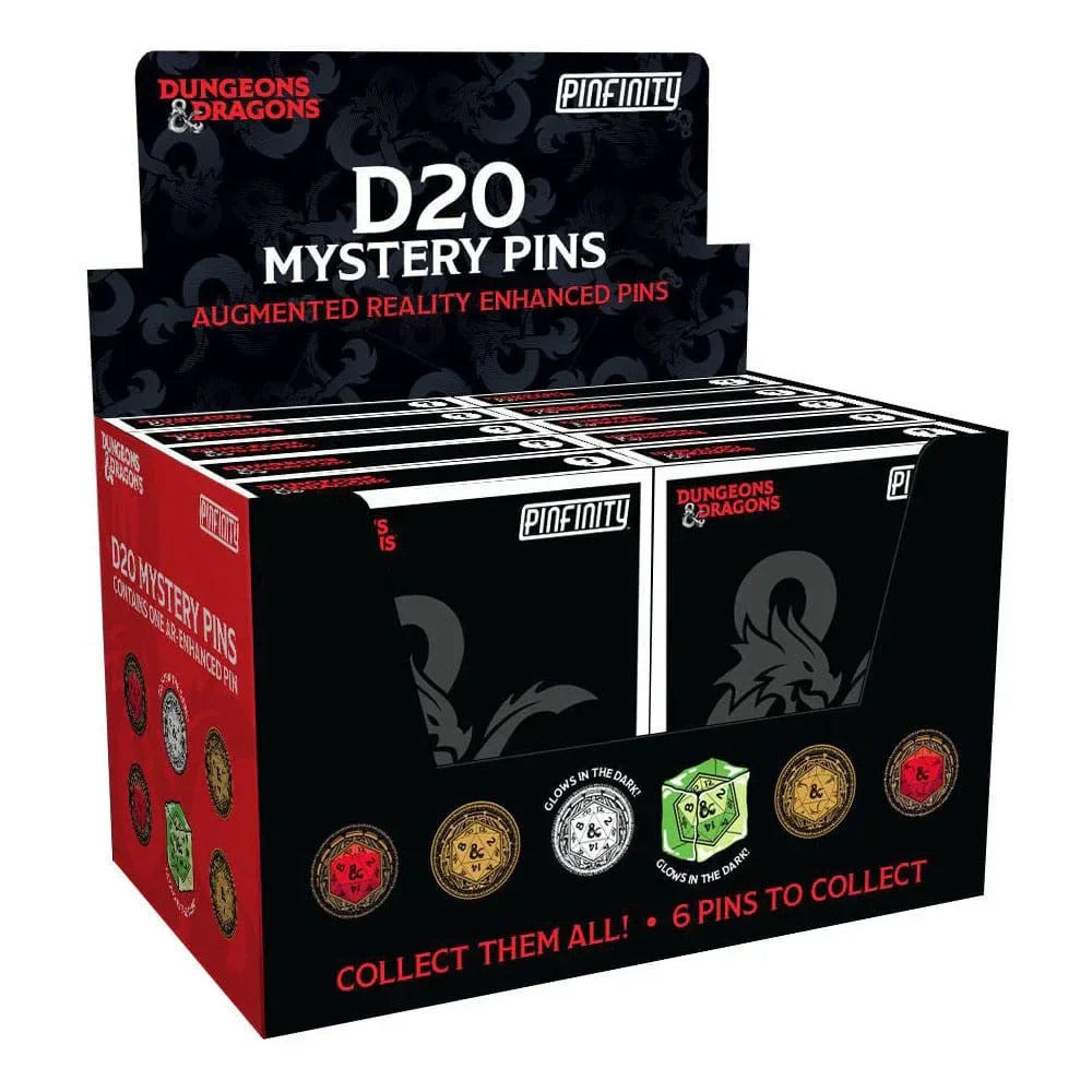 Dungeons & Dragons Pins Blind Box – D20 Pins Assortment (10 st) Pinfinity