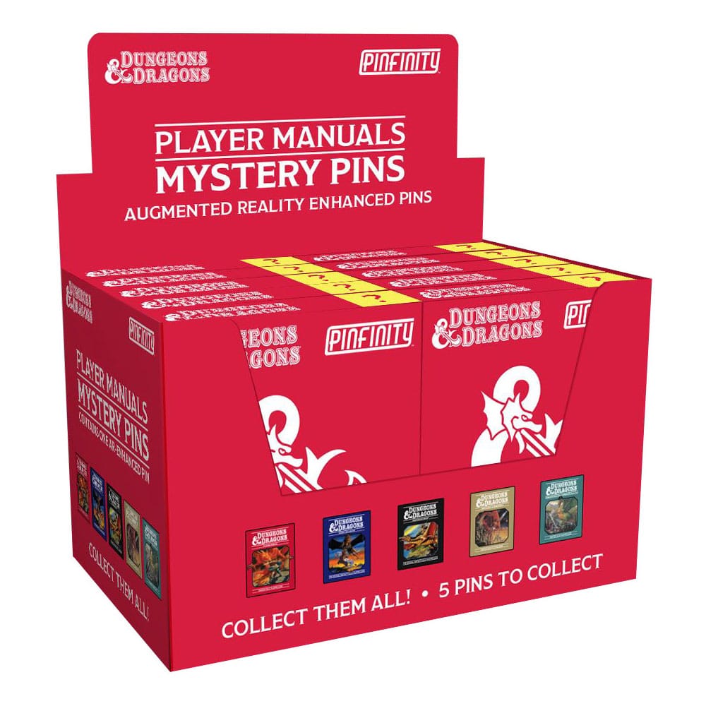 Dungeons & Dragons Pins Blind Box Mysteriemanual Pins Sortiment (10) Pinfinity