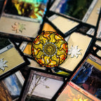 Magic: The Gathering Pins Blind Box Mystery Stained Glass Lands Assortment (10) Pinfinity