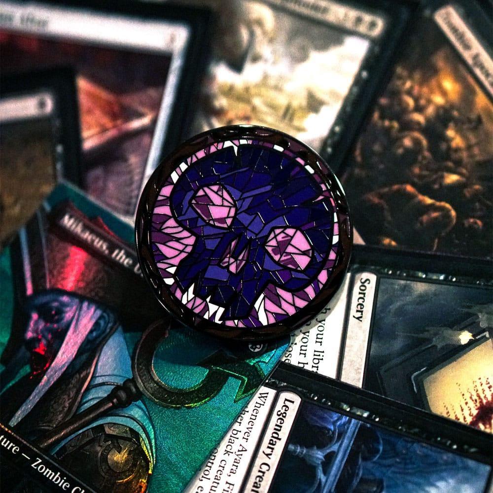 Magic: The Gathering Pins Blind Box Mystery Stained Glass Lands Assortment (10) Pinfinity