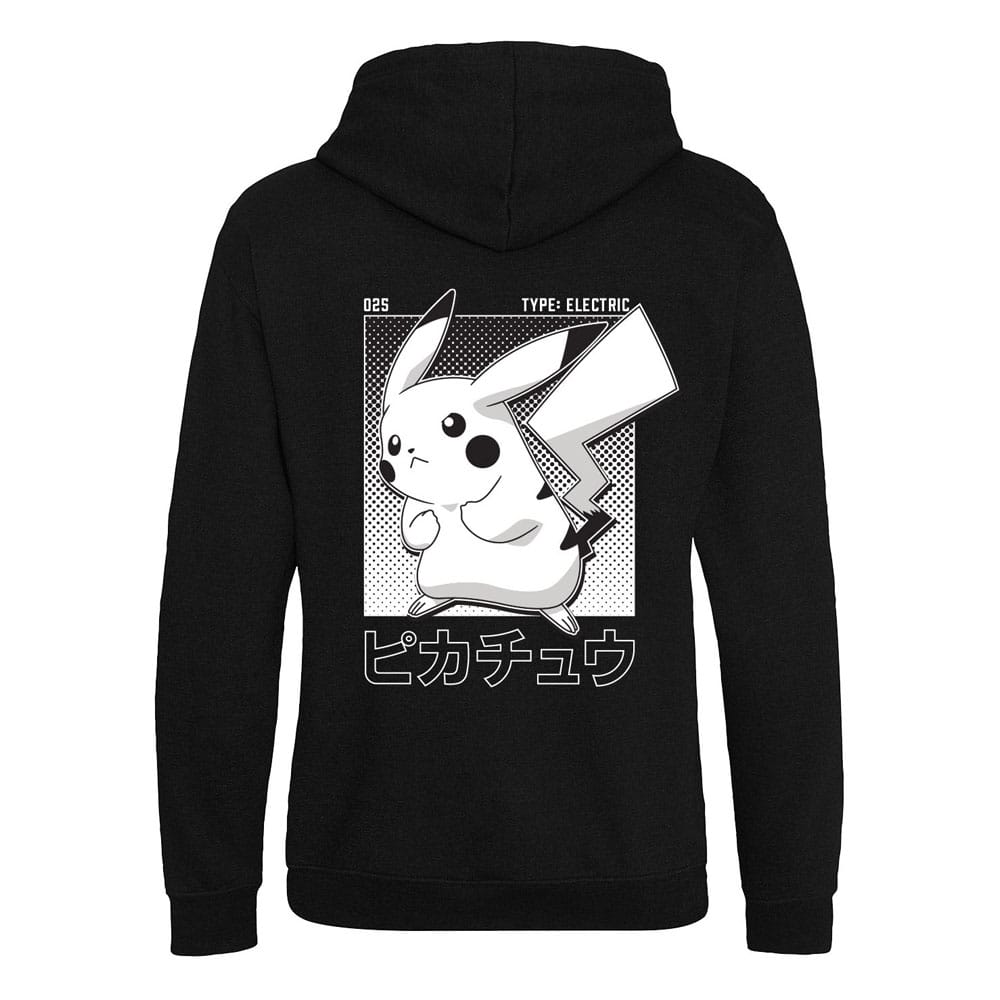 Pokemon Hooded Sweater Halftone Pikachu Heroes Inc