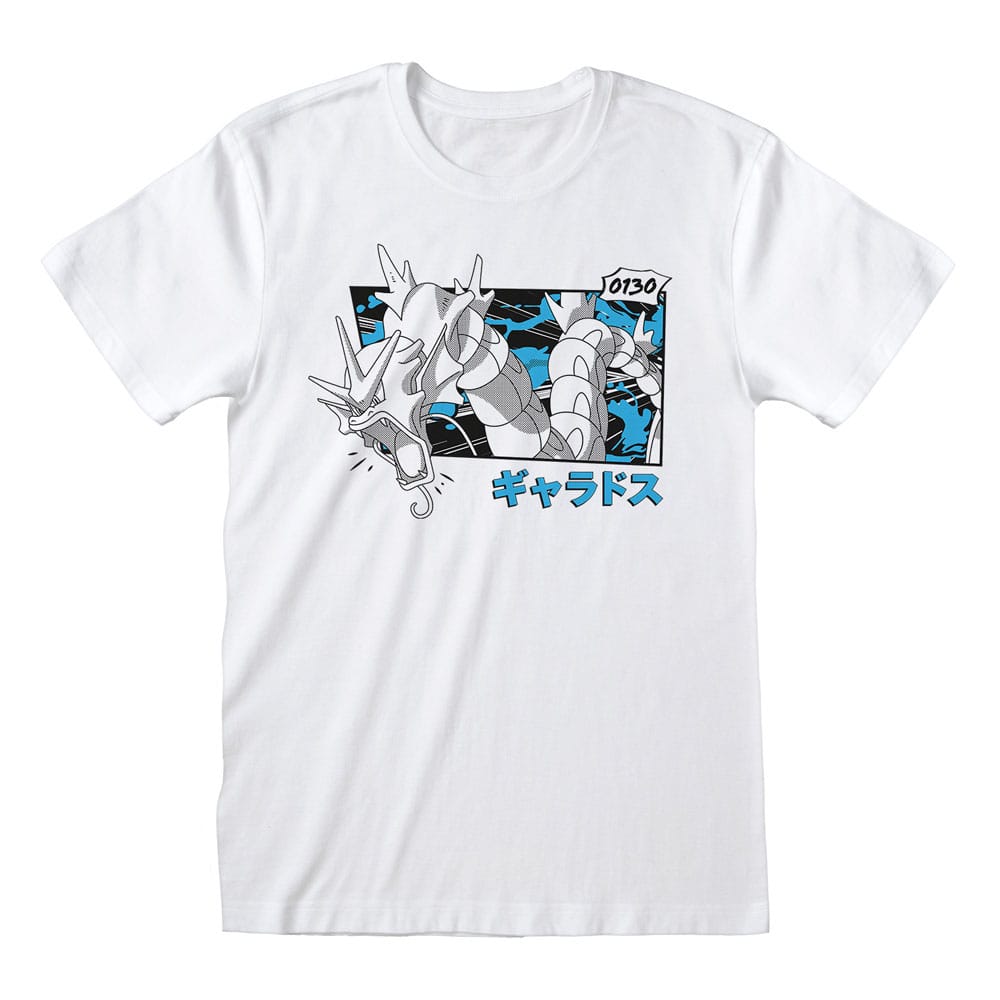Pokémon T-Shirt Gyarados Katakana Storlek M Heroes Inc