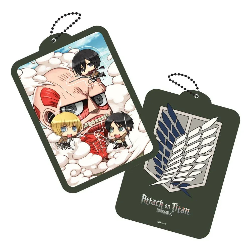 Attack on Titan Shaker Akryl Nyckelring - Kawaii Design POPbuddies