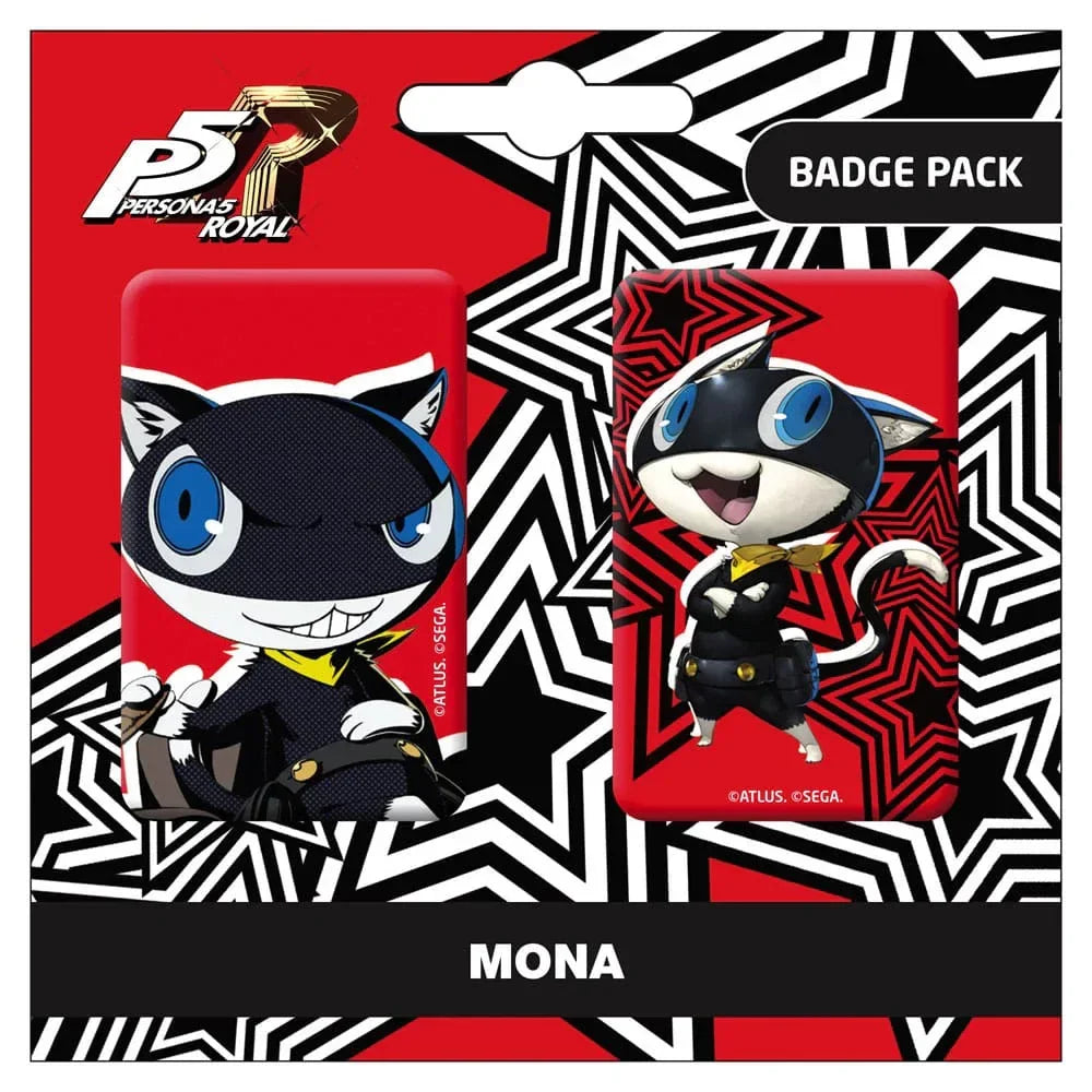 Persona 5 Royal Pin Badges 2-Pack - Mona & Morgana POPbuddies