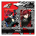 Persona 5 Royal Pin Badges 2-Pack - Violet / Kasumi Yoshizawa POPbuddies