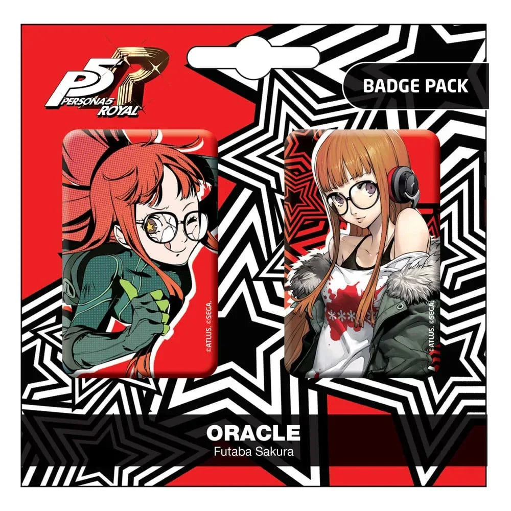 Persona 5 Royal Pin Badges 2-Pack - Oracle & Futaba Sakura