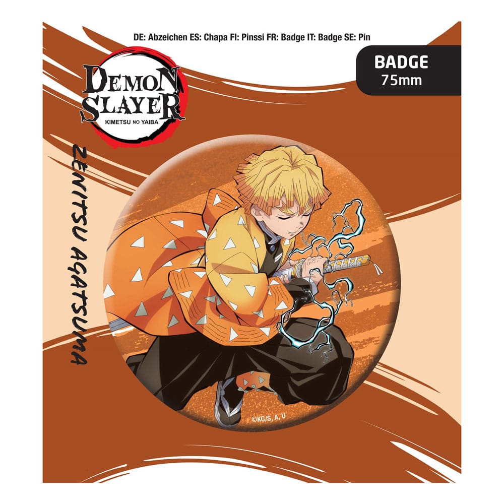 Demon Slayer: Kimetsu no Yaiba Pin Badge - Zenitsu Agatsuma POPbuddies