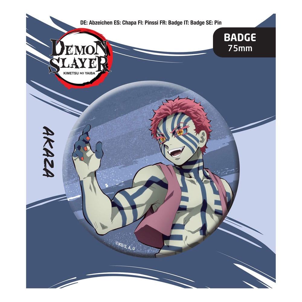 Demon Slayer: Kimetsu no Yaiba Pin Badge Akaza POPbuddies