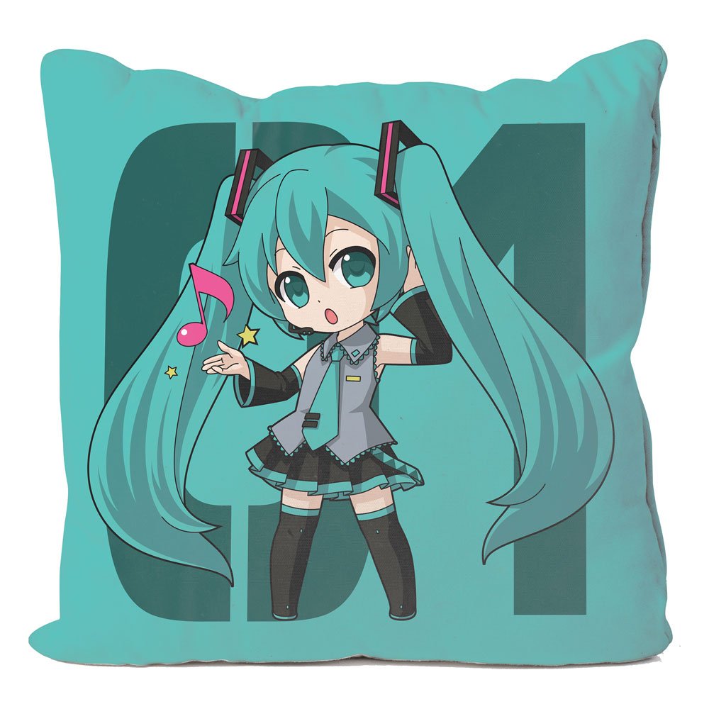 Hatsune Miku Vocaloid Kuddöverdrag 50 x 50 cm POPbuddies