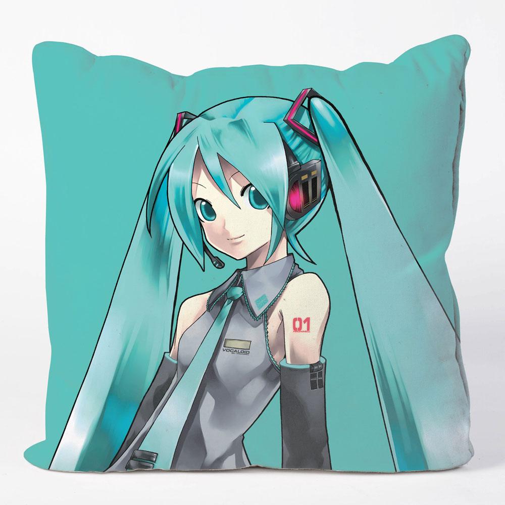 Hatsune Miku Vocaloid Kuddöverdrag 50 x 50 cm POPbuddies