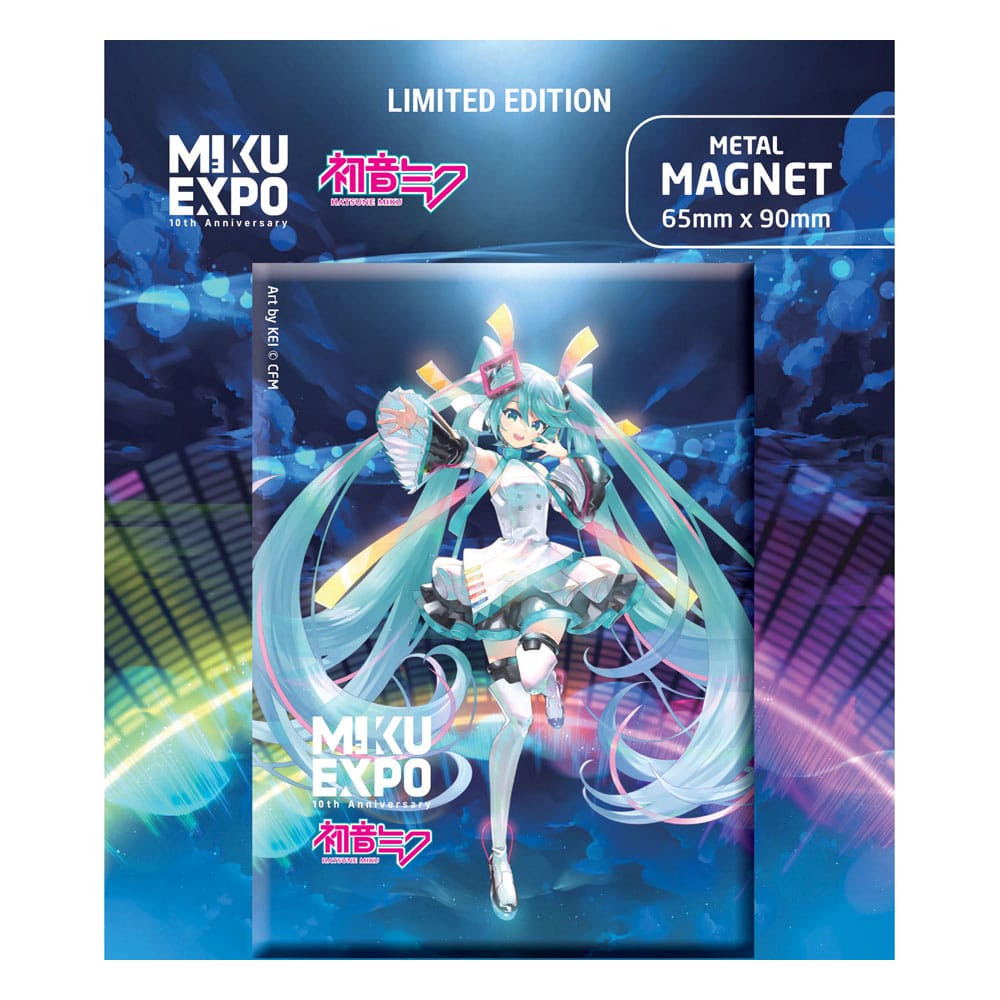 Hatsune Miku Kylskåpsmagnet Miku Expo 10-års Jubileum POPbuddies