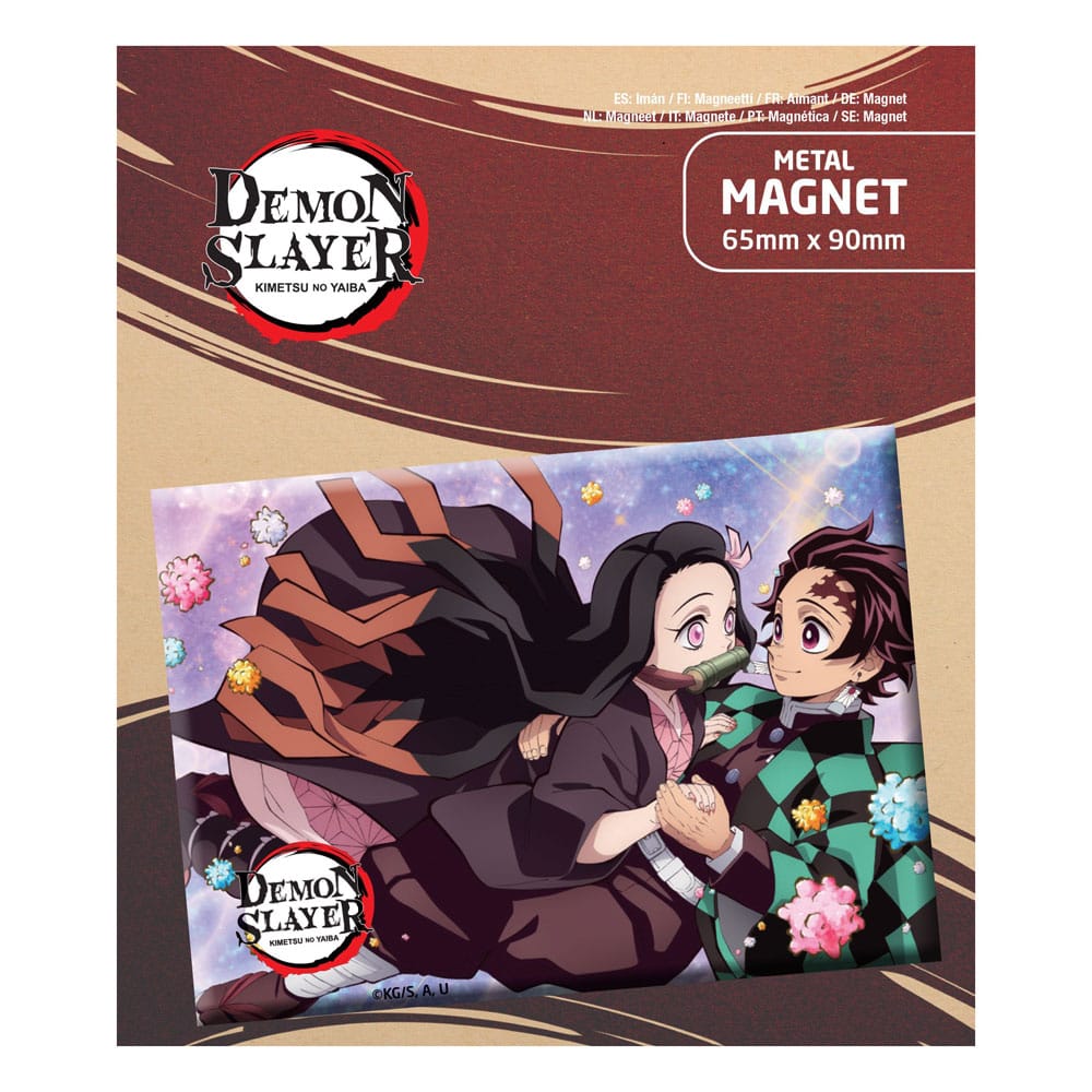 Demon Slayer: Kimetsu no Yaiba Kylskåpsmagnet Tanjiro & Nezuko POPbuddies