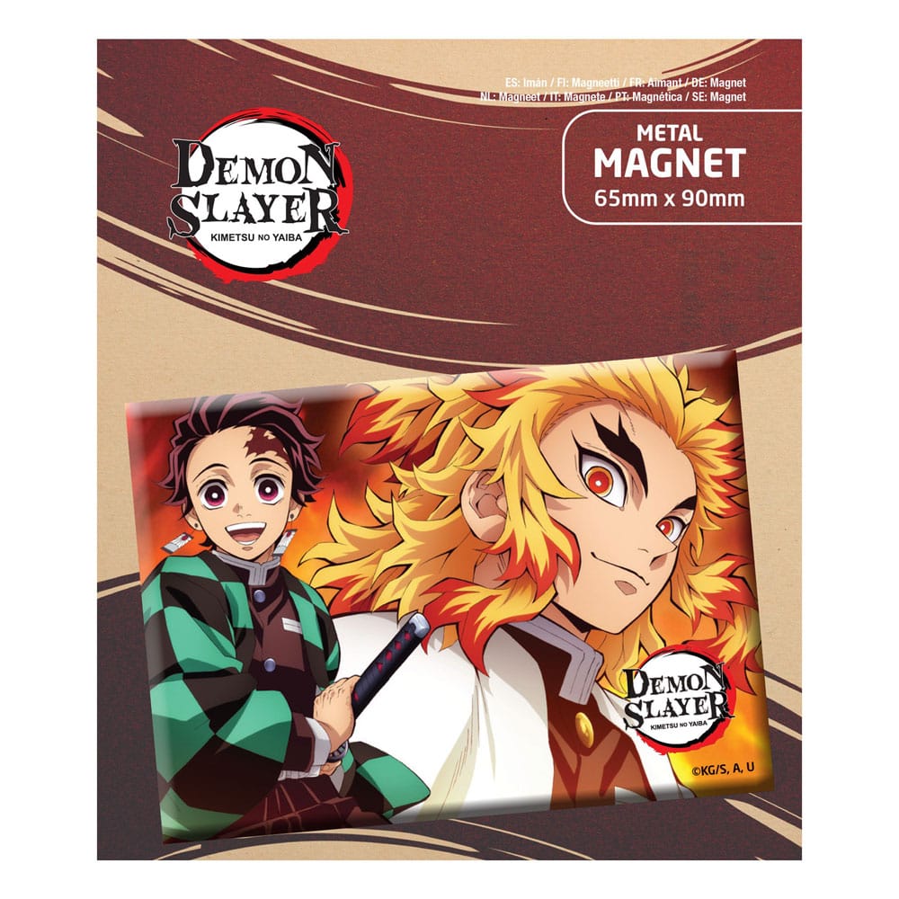 Demon Slayer: Kimetsu no Yaiba Kylskåpsmagnet Tanjiro & Kyojuro POPbuddies