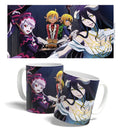 Overlord-mugg Albedo, Aura, Mare och Shalltear 325 ml
