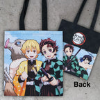 Demon Slayer: Kimetsu no Yaiba Tote Bag - Inosuke, Zenitsu, Tanjiro POPbuddies