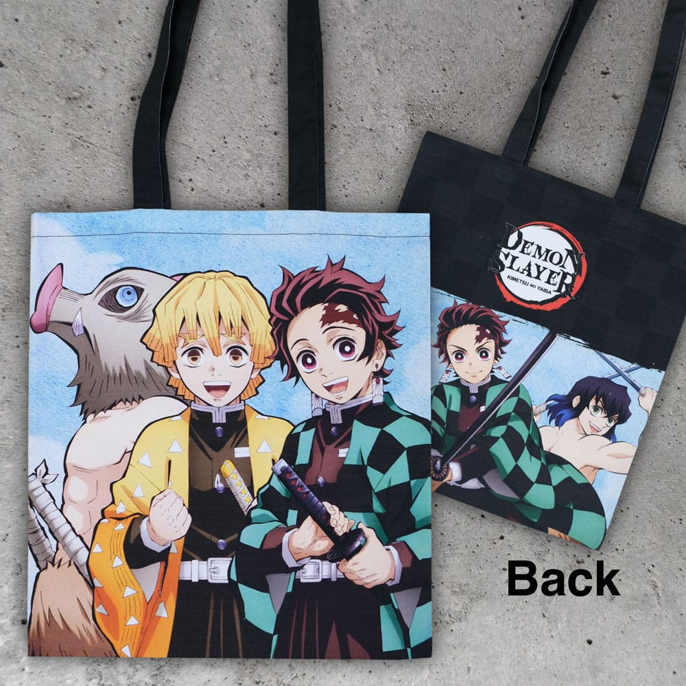 Demon Slayer: Kimetsu no Yaiba Tote Bag - Inosuke, Zenitsu, Tanjiro POPbuddies