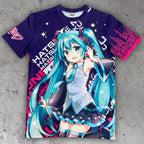 Hatsune Miku T-Shirt Expressive Vibes Size M POPbuddies