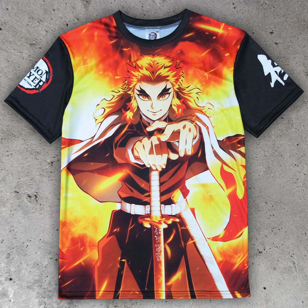 Demon Slayer: Kimetsu no Yaiba T-Shirt Kyojuro Rengoku POPbuddies