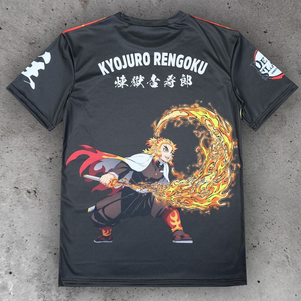Demon Slayer: Kimetsu no Yaiba T-Shirt Kyojuro Rengoku - Storlek M POPbuddies
