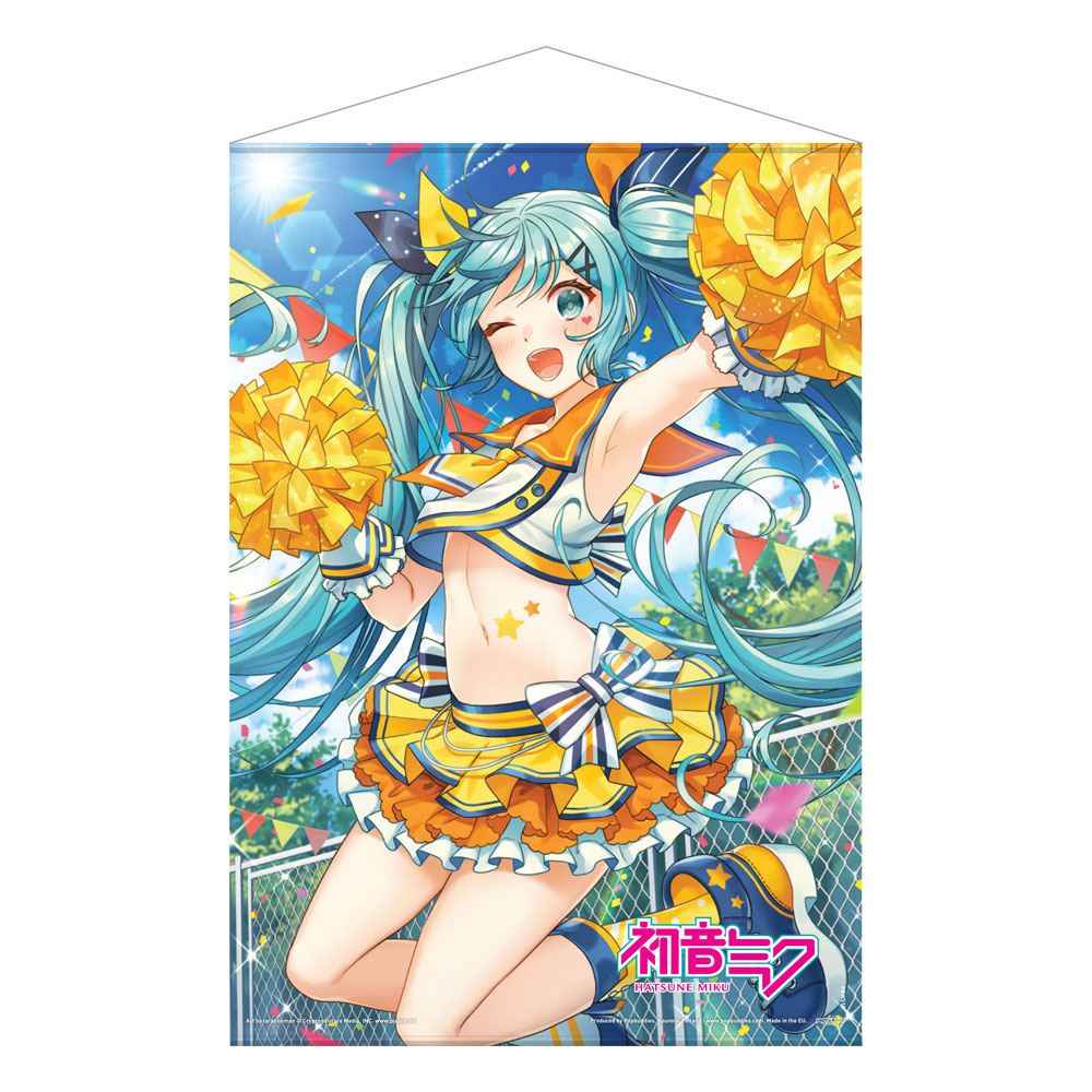 Hatsune Miku Väggscroll Cheerleader (Sommar) 50 x 70 cm
