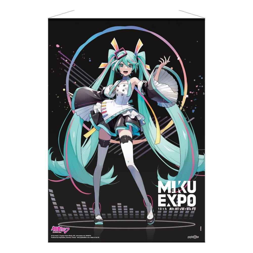 Hatsune Miku Väggscroll Miku Expo 10-årsjubileumsutgåva Begränsad Edition 50 x 70 cm