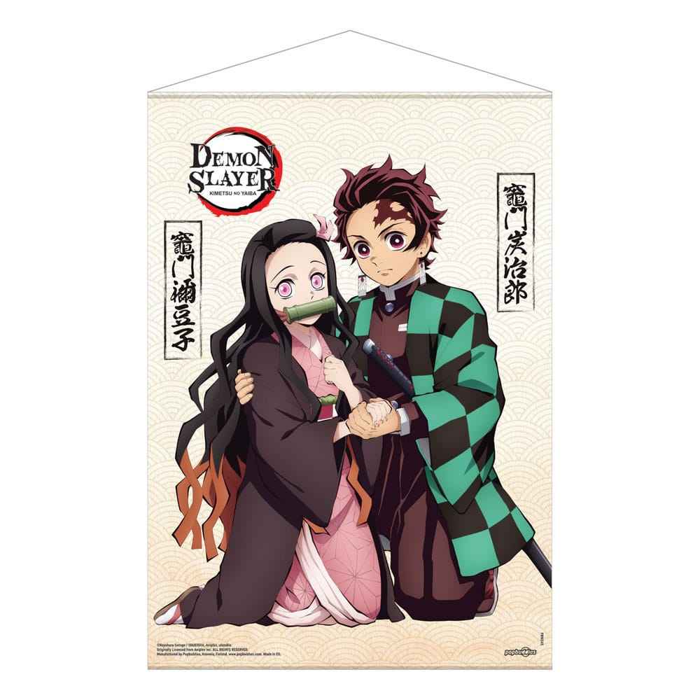 Demon Slayer: Kimetsu no Yaiba Väggscroll Tanjiro & Nezuko Kamado 50 x 70 cm