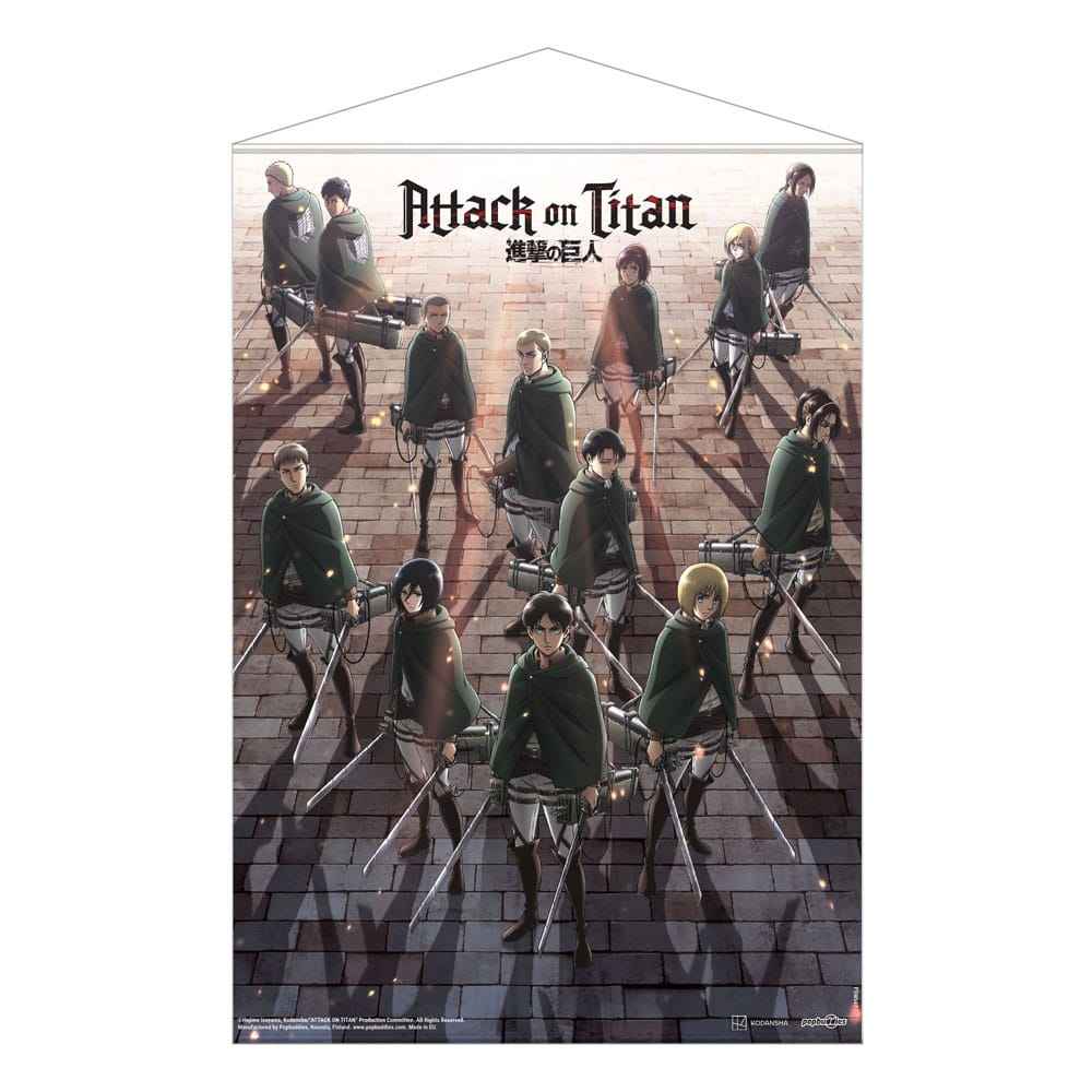 Attack on Titan väggscroll Scout-regementet 50 x 70 cm