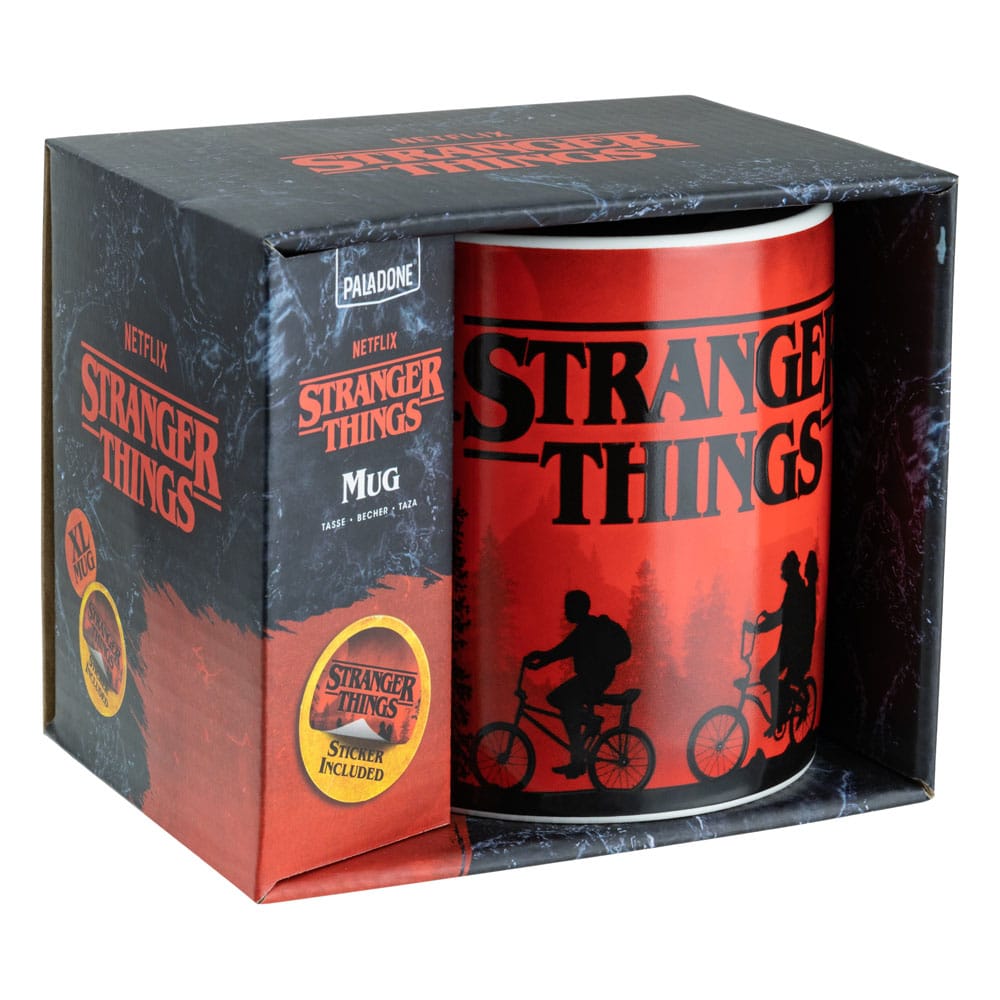 Stranger Things Mug och Klistermärke XL Paladone Products