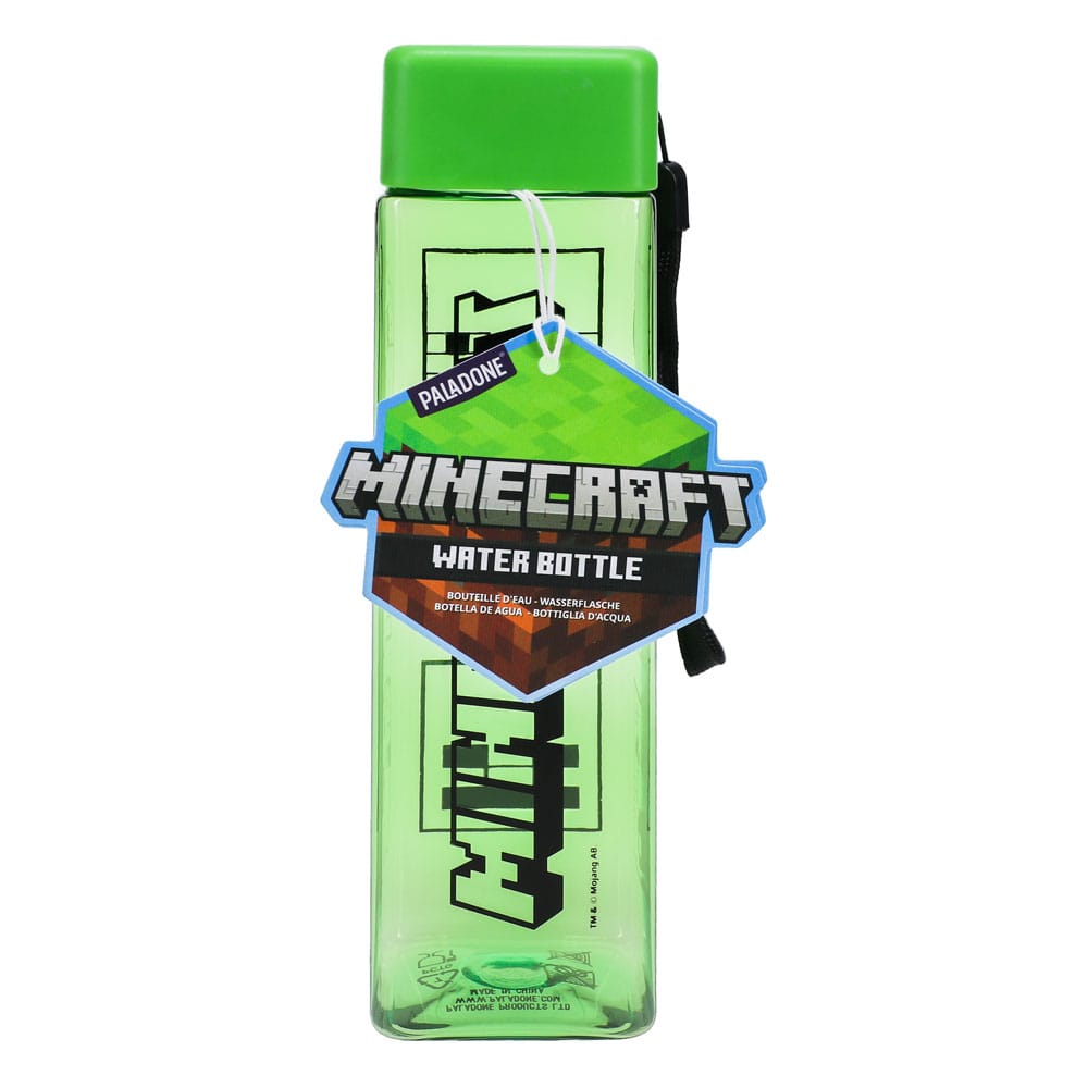 Minecraft Fyrkantig Vattenflaska Paladone Products