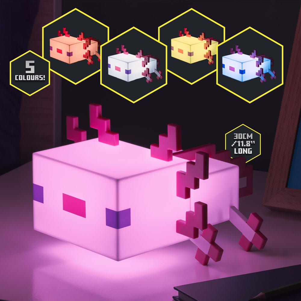Minecraft: Axolotl Light Paladone Products