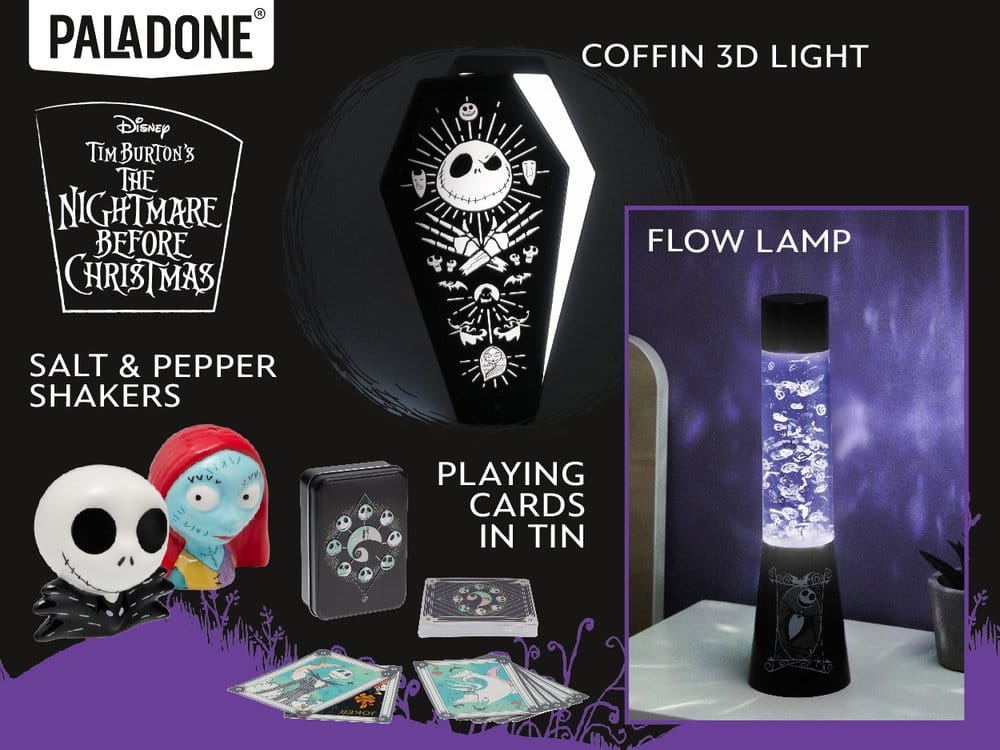 Nightmare Before Christmas Light Flow-lampa 33 cm