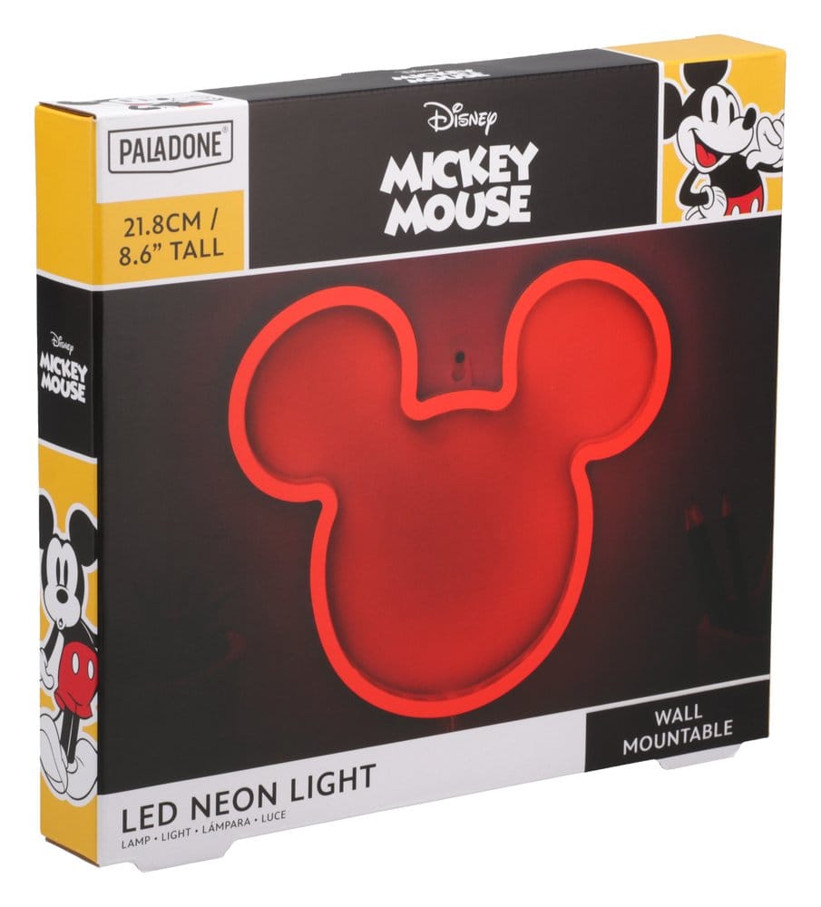 Disney Vägglampa Mickey LED Neon
