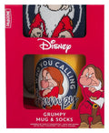 Disney Mugg & Strumpor Set Snövit Vem Kallar Du Sur