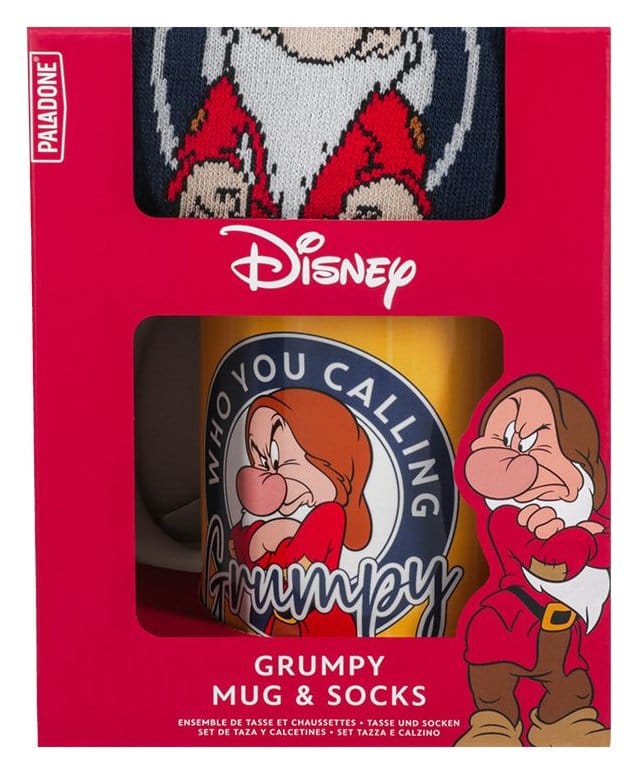 Disney Mugg & Strumpor Set Snövit Vem Kallar Du Sur