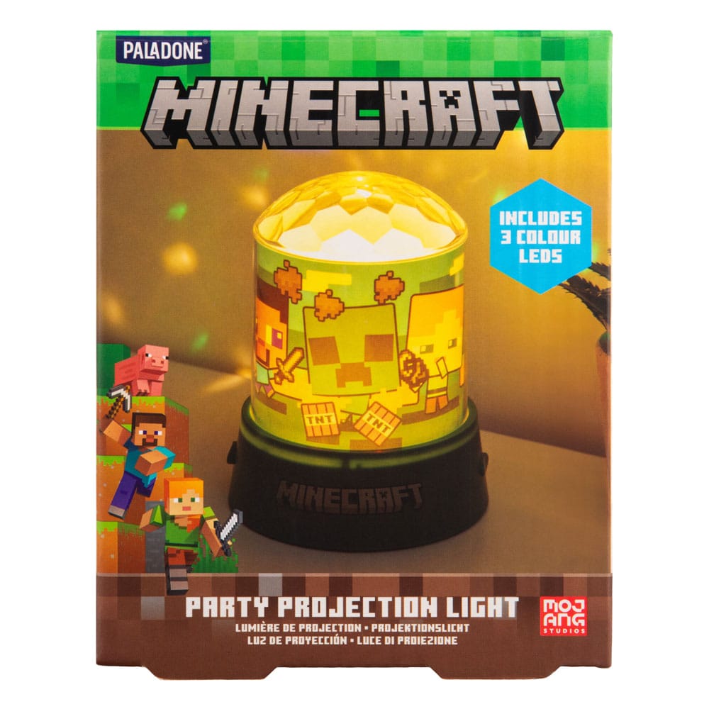 Minecraft Party Projektionslampa Symboler 13 cm Paladone Products