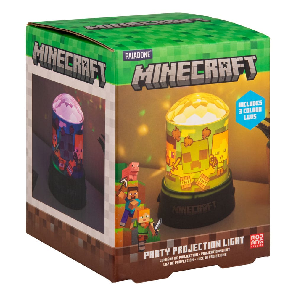 Minecraft Party Projektionslampa Symboler 13 cm Paladone Products