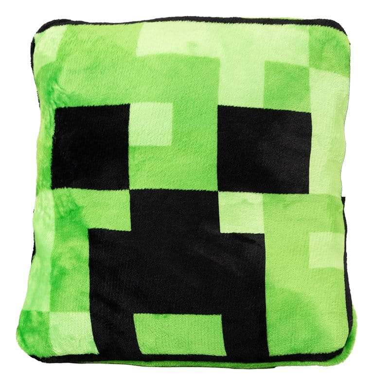 Minecraft Cushion Blanket Creeper 2-in-1 Foldable 150 cm
