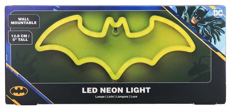 DC Comics Vägglampa Batman LED Neon