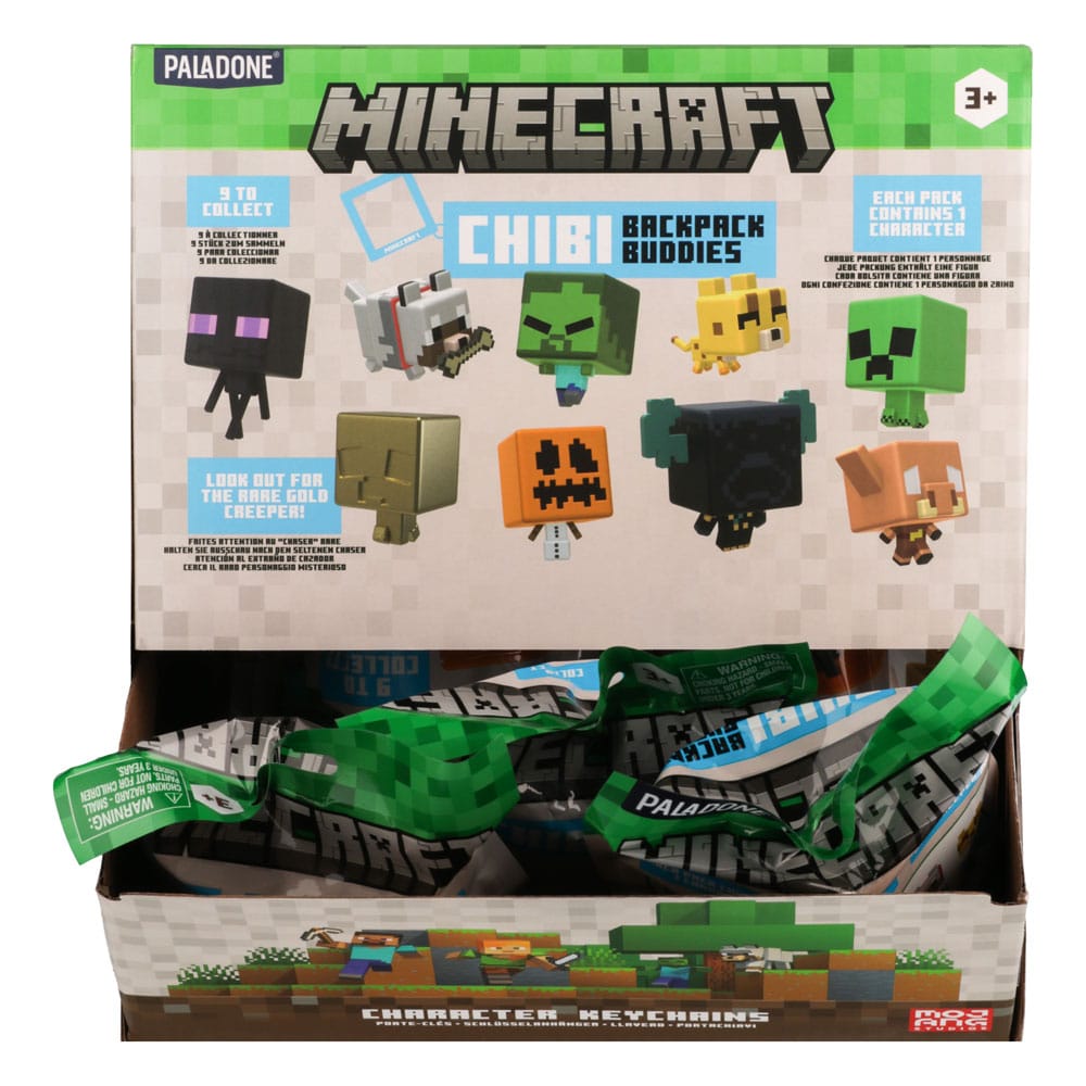 Minecraft Ryggsäck Buddies Mystery Bags Serie 3 Display (24) Paladone Products