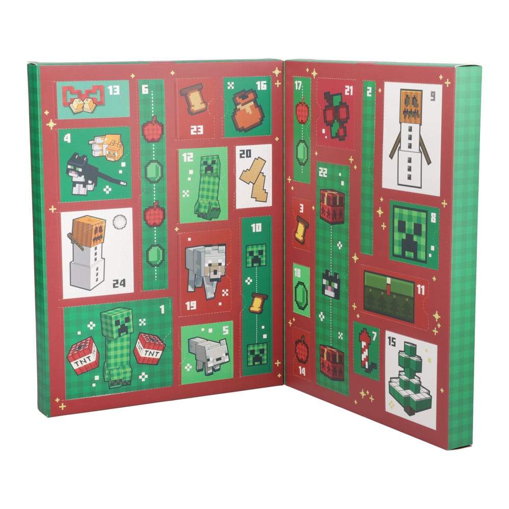 Minecraft Advent Calendar Stationery 24 Dag Paladone Products