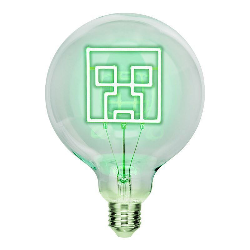 Minecraft Neon LED Bulb Creeper Paladone Products