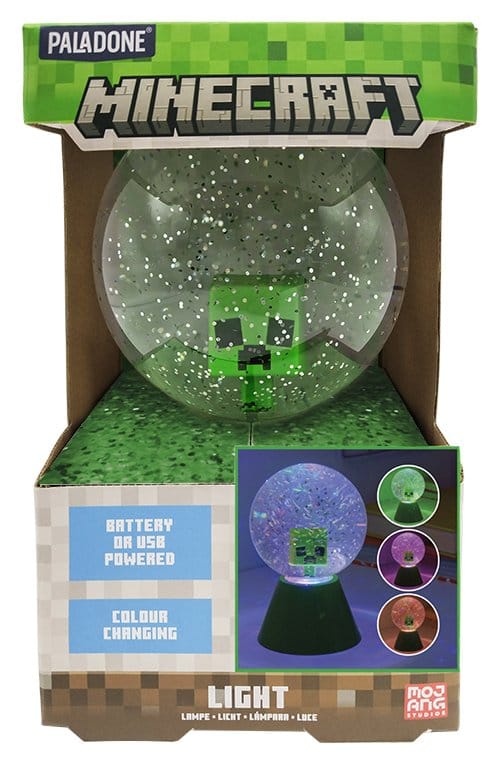 Minecraft LED Glitter Ball Light